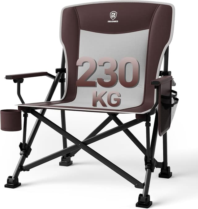 Detalle de EVER ADVANCED Campingstuhl 230 kg Belastbarkeit