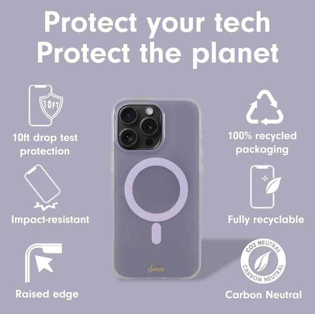 Detalle 2 de Sonix Jelly Lavender MagSafe Case for iPhone 16 Pro Max