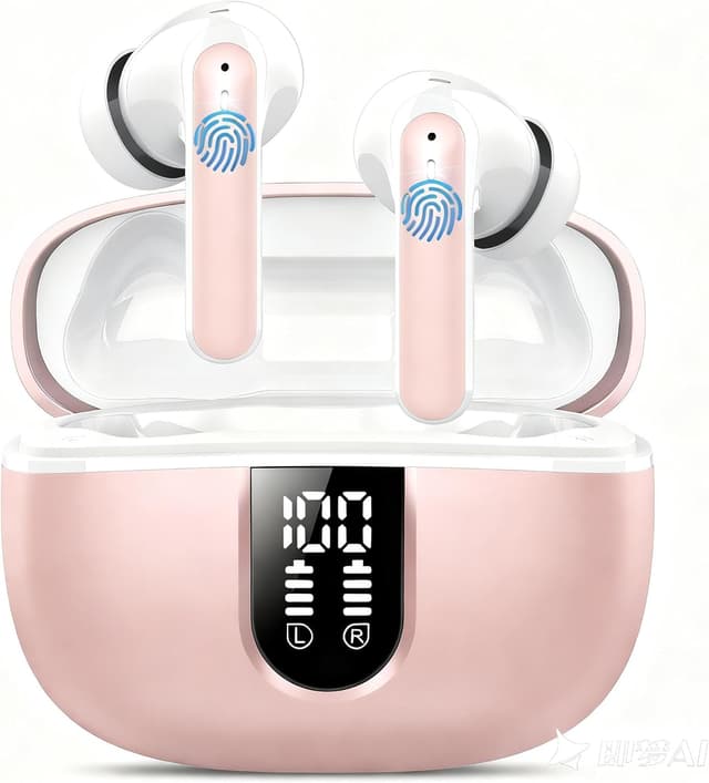 Thumbnail 6 de Cuffie Bluetooth con Bluetooth 5.4, ENC con 4 microfoni, display LED e autonomia fino a 50 ore (IP7, touch control)