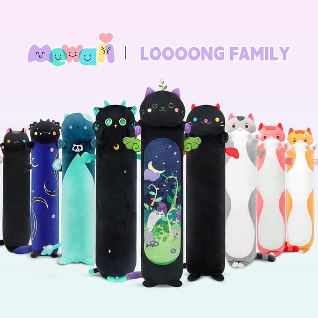 Thumbnail 6 de Mewaii Long Cat Plush 5 Sizes 53”