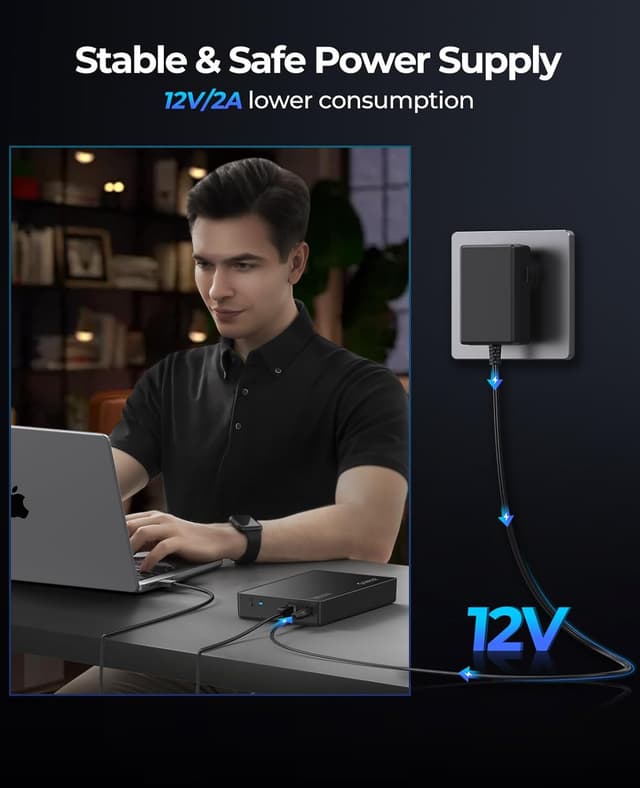 Thumbnail 6 de ORICO 3588US3 Case esterno per hard disk/SSD SATA USB 3.0 da 3,5 pollici fino a 20 TB