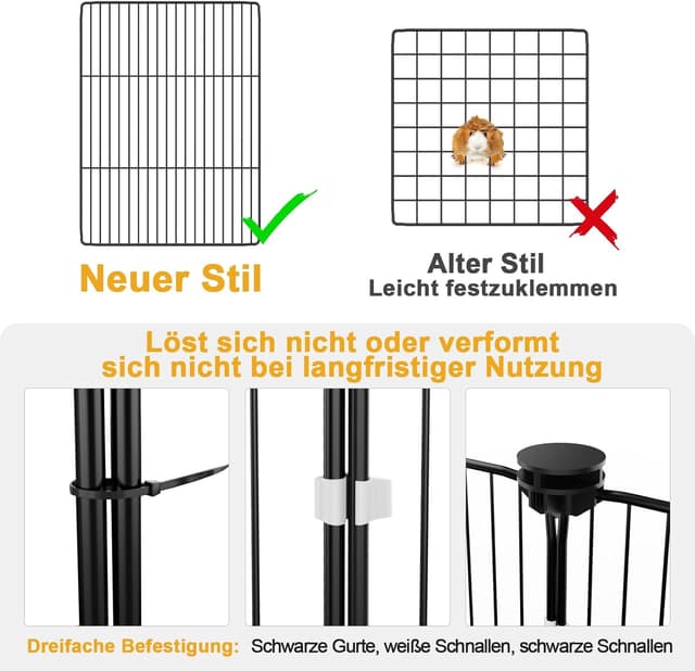 Thumbnail 3 de Aystkniet Kleintiergehege 122x60x40 cm