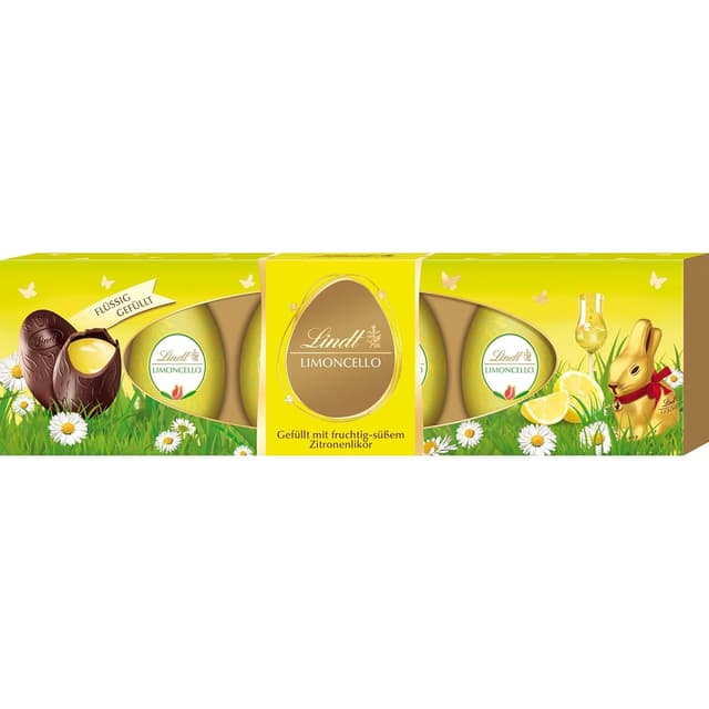 Detalle de Lindt Limoncello-Eier Zartbitter 108 g