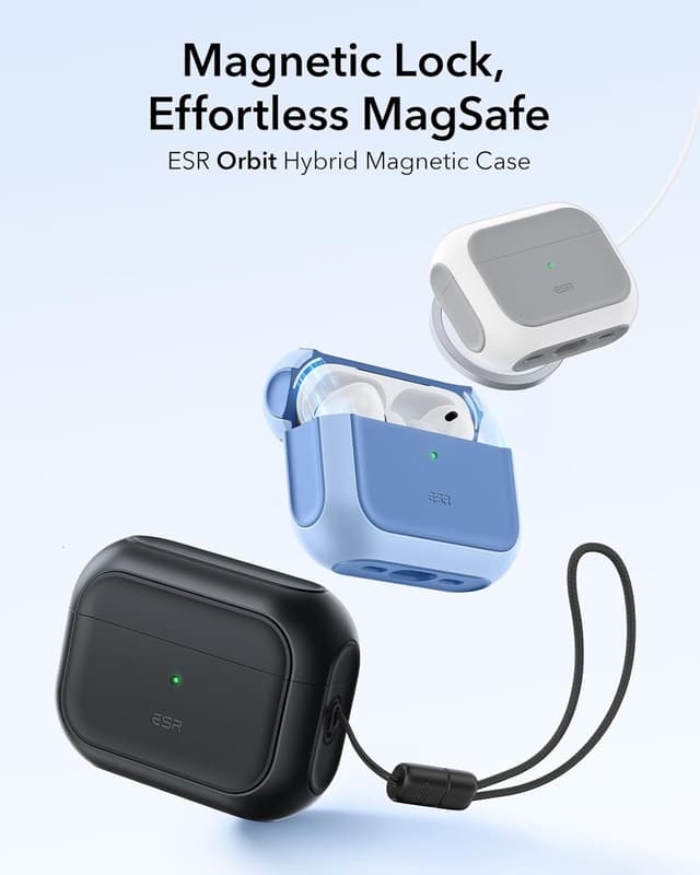 Detalle de ESR AirPods Pro 3 Case MagSafe, full drop protection