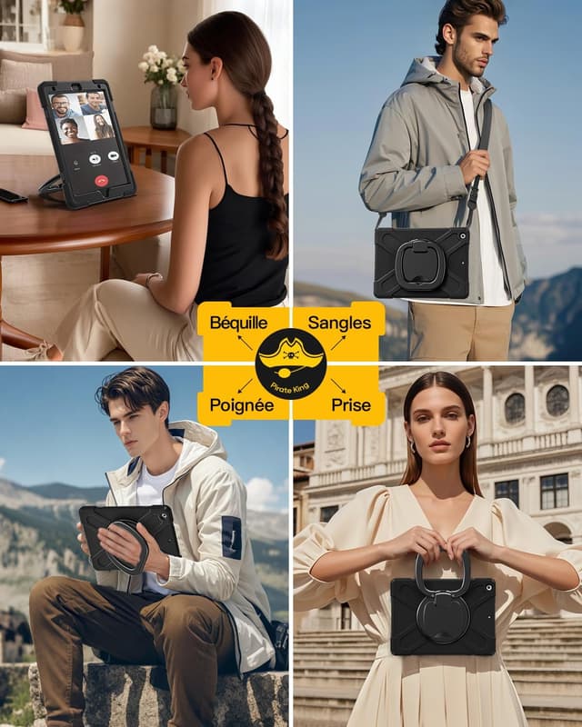 Thumbnail 6 de BRAECN Coque iPad 10,2 antichoc rotative