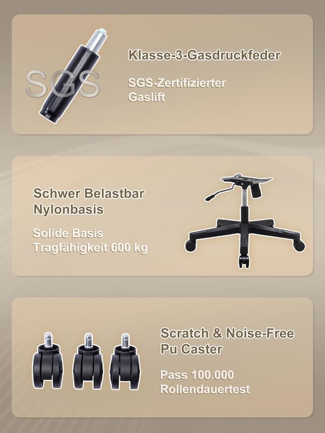 Thumbnail 6 de Symino Gaming Stuhl ergonomisch 90–150°