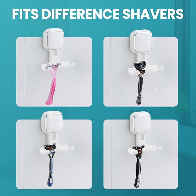 Thumbnail 3 de TAILI 💈 Pack de Ventosas para Maquinilla en Ducha, Impermeable