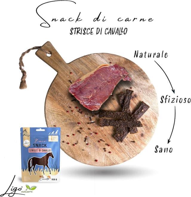 Thumbnail 1 de Ligo strisce snack carne 100 g per cani