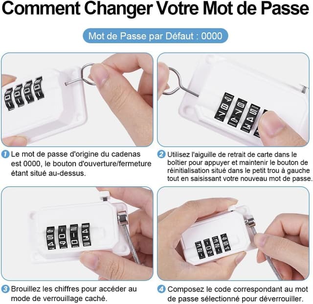 Thumbnail 4 de AYESY Securite Fenetre Enfant verrou 3 chiffres đź”’