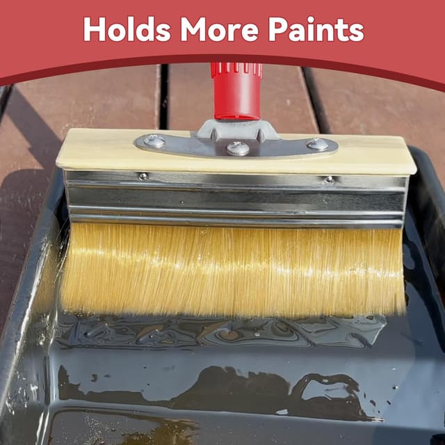 Thumbnail 6 de 60in Deck Brush with Long Handle 6in Decking Paint Brush