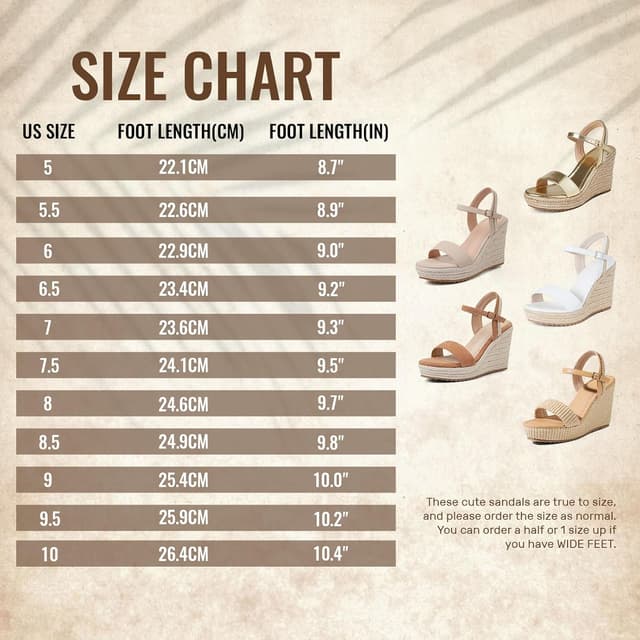 Detalle 2 de Mikarka Women’s Espadrille Wedge Sandals with Ankle Strap & Platform