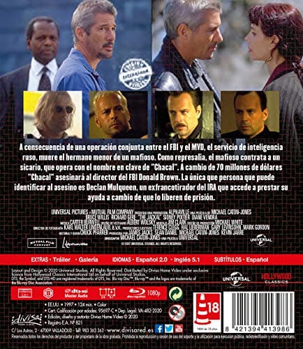 Thumbnail 1 de Divisa HV The Jackal para cine en casa 🎬