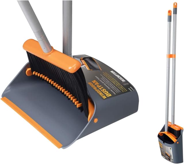 Detalle de Jekayla Long Handled Dustpan and Brush Set 54in