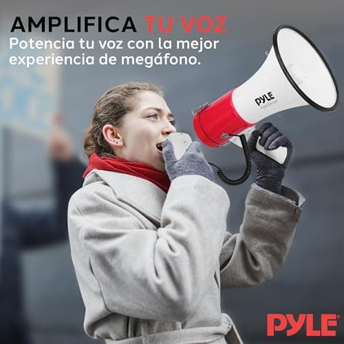 Thumbnail 5 de Pyle Mégaphone 50W avec enregistrement 🎤