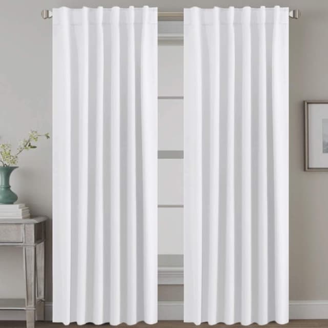 Imagen de H.VERSAILTEX White Curtains 52x84 Inch en OfertitasTOP