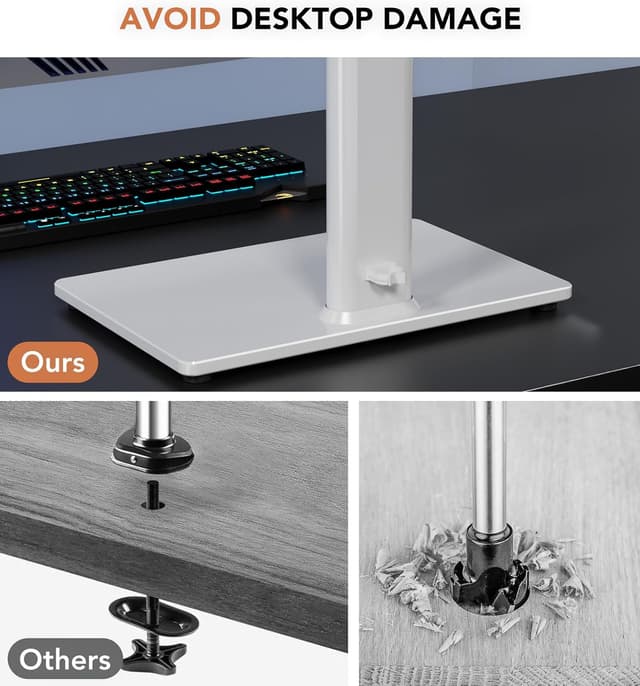 Thumbnail 6 de Single LCD Monitor Stand Riser 35kg