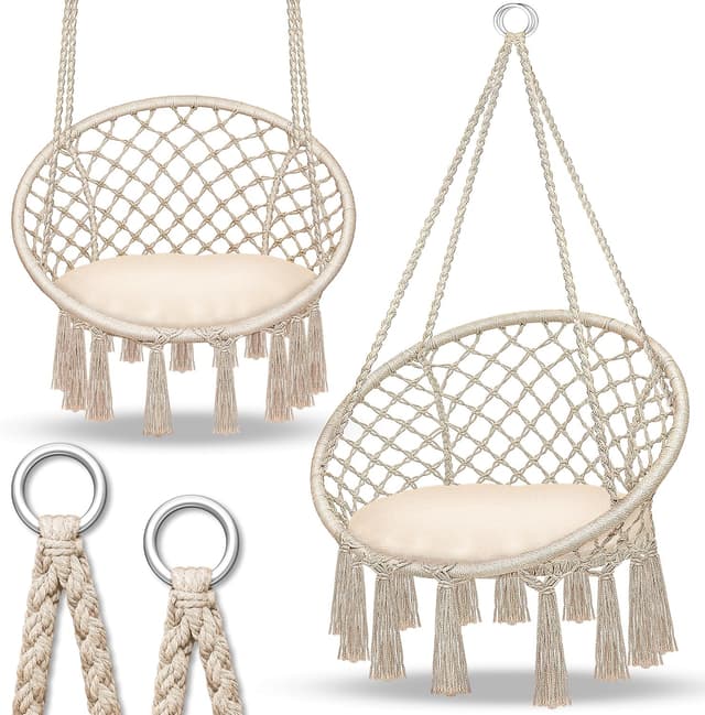 Imagen de tillvex Poltrona Sospesa 200kg per Giardino en OfertitasTOP