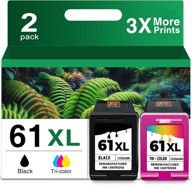 Detalle de Ubinki 61XL ink cartridges 650 pages combo