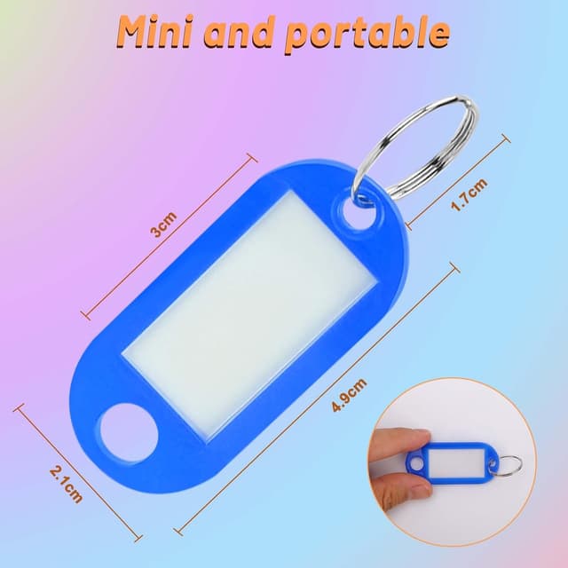 Thumbnail 1 de Mkitnvy Portachiavi Colorati 100 pz