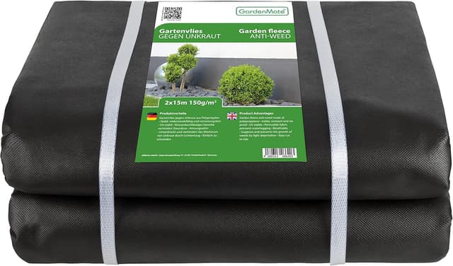 Detalle de GardenMate Unkrautvlies 150 g/m² 30 m²