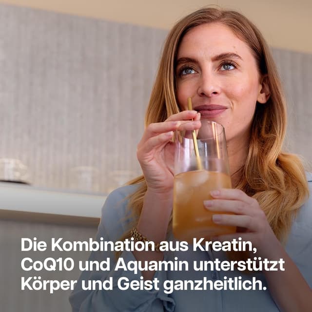 Detalle 2 de Protein Works Creatine 360 – Gold Innovation (Kreatin-Monohydrat) mit CoQ10, Aquamin, Vitamin D3 & B6 und Magnesium, 60 Portionen