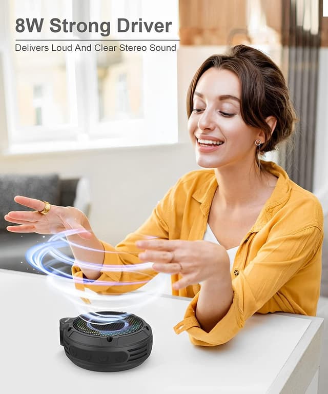 Thumbnail 3 de Ortizan 8W Bluetooth Shower Speaker 20H ⏯