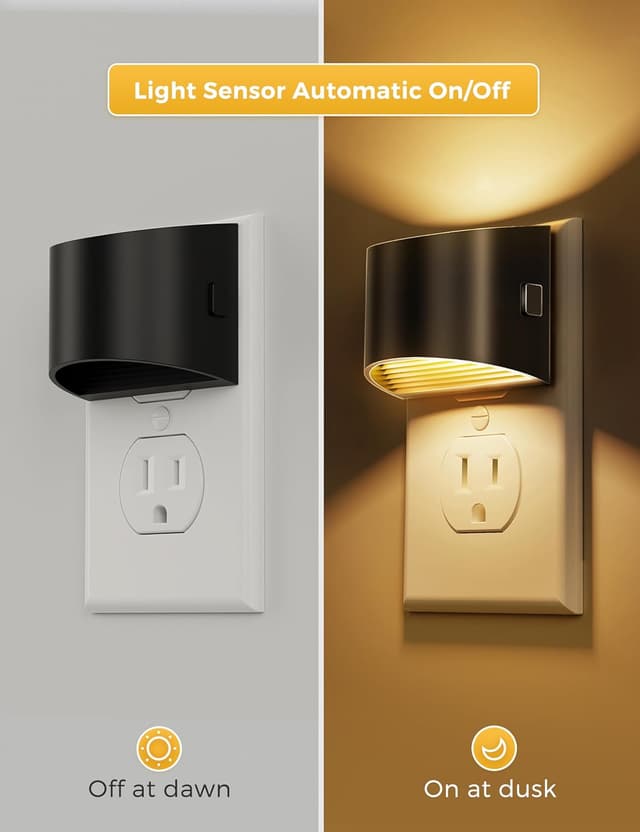 Detalle de L LOHAS LED Night Light 2 Pack