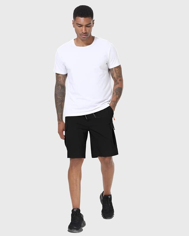 Detalle de Men’s Cargo Shorts Quick Dry Lightweight Stretch Hiking Shorts with 5 Pockets (No Lining)