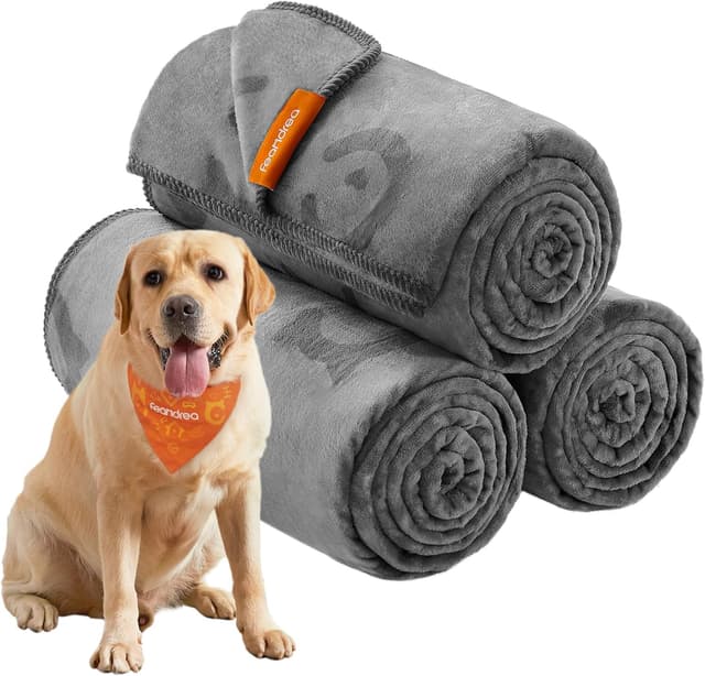 Detalle de Feandrea 3 Pack Dog Blankets 203 x 152 cm