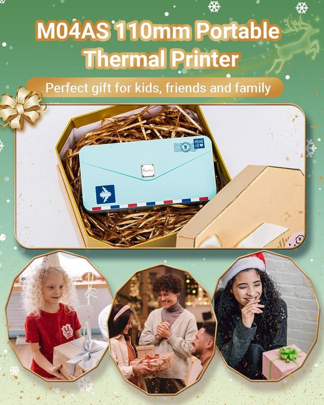 Thumbnail 5 de Phomemo M04AS stampante 110 mm 🖨