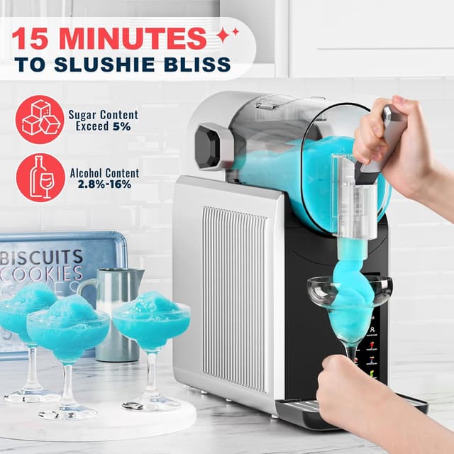 Detalle 1 de Slush Machine 2L RapidChill slushy maker