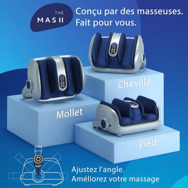 Detalle 2 de Miko Machine de massage des pieds Shiatsu 49,5