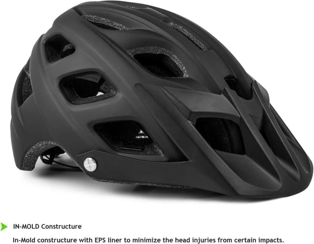 Detalle 2 de Exclusky mountain bike helmet for adults with visor — lightweight, adjustable MTB cycling helmet