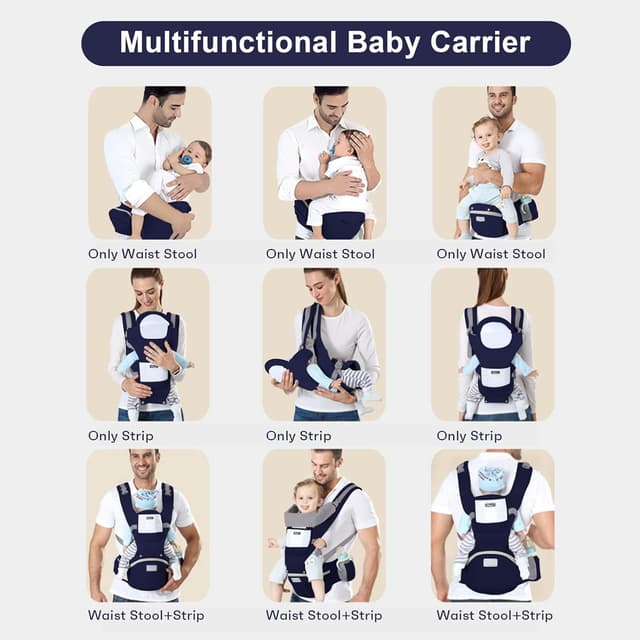 Thumbnail 5 de Ocanoiy Baby Carrier Newborn to Toddler 6‑in‑1 👶