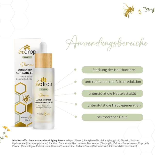 Thumbnail 3 de bedrop Skin Care Set Anti Aging Serum & Tagescreme