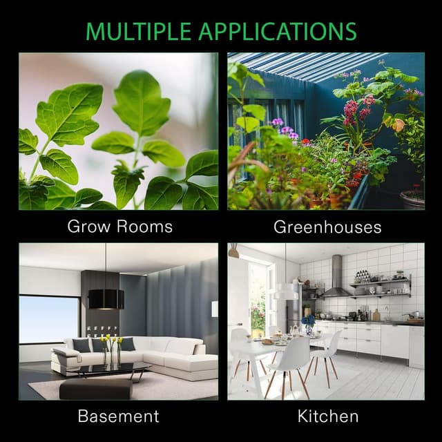 Detalle 2 de VIVOSUN Ventilatore a canale 150 mm con estrazione fino a 748 m³/h e regolatore di velocità variabile