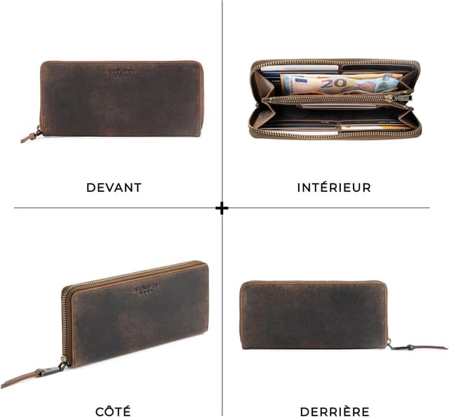 Thumbnail 4 de Berliner Palma Grand Portefeuille en Cuir