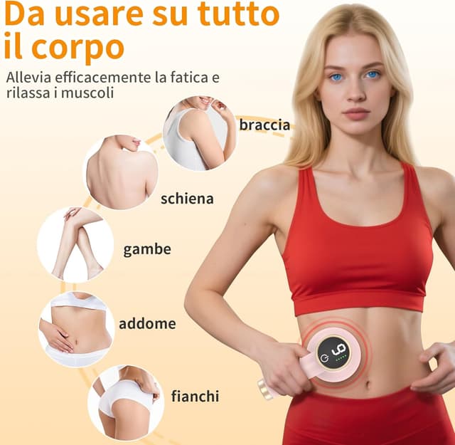 Thumbnail 2 de Massaggiatore elettrico anti-cellulite senza fili 9 velocità rosa 💆♀