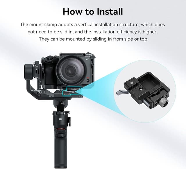 Thumbnail 3 de SMALLRIG RS 3 Mini Morsetto 10 mm per stabilizzatori