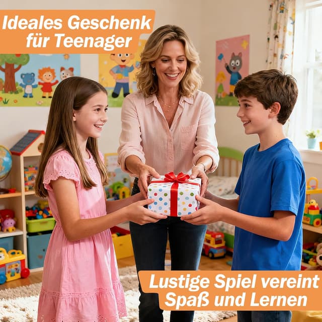 Detalle de Stadt Land Junior Edition PATRICHOR – Activity-Kartenspiel für Stadt & Land als Junior-Partyspiel