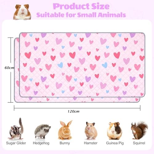 Thumbnail 3 de BeBeJoJo 120x60 cm washable guinea pig mat 🐹