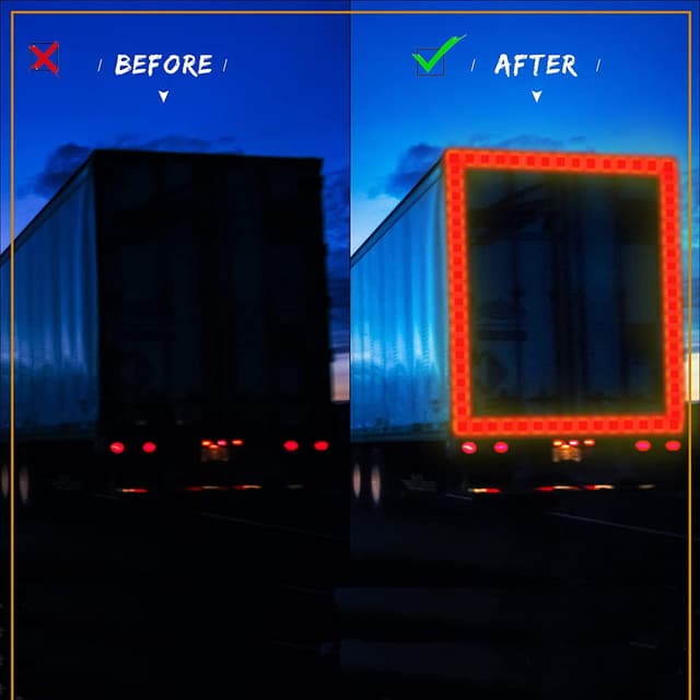 Thumbnail 3 de XFXIA Cinta Reflectante Roja 5 cm x 5 cm 10 m Adhesiva