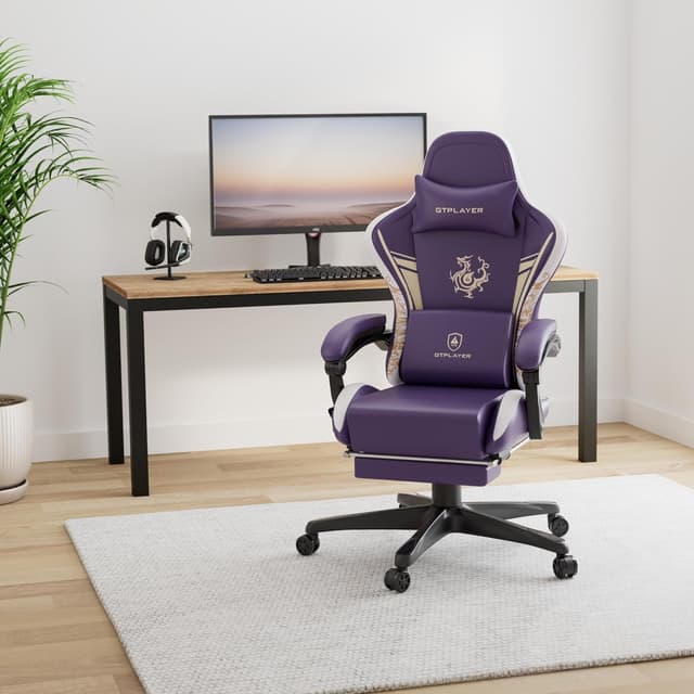 Detalle 2 de GTPLAYER Sedia gaming ergonomica Viola