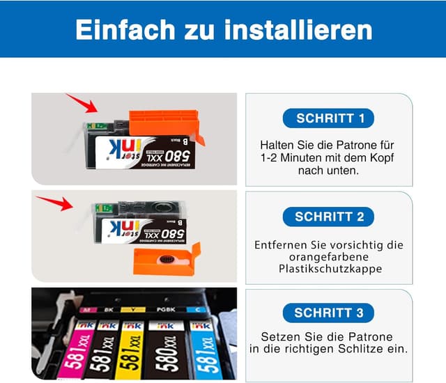 Thumbnail 5 de Starink PGI-580/CLI-581 XXL Druckerpatronen 6360 đź–¨