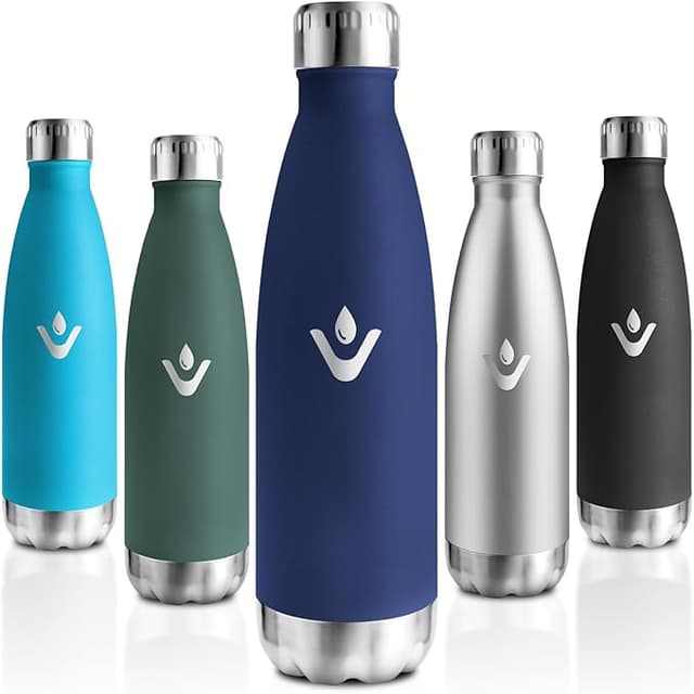 Imagen de Motswedi Botella Térmica 750 ml Acero Inoxidable Azul Oscuro 🥤 en OfertitasTOP