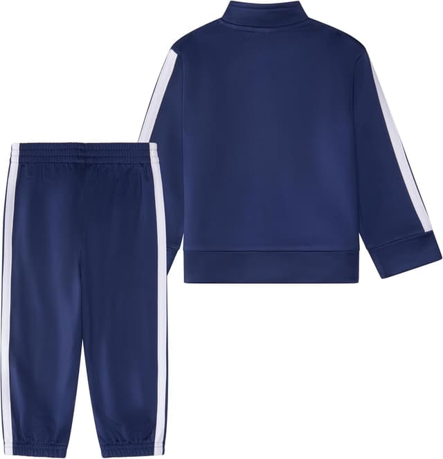 Detalle de adidas Boys’ 2-Piece Full-Zip Jacket and Jogger Set