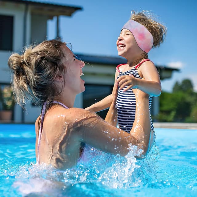 Thumbnail 6 de HeySplash Elastic Swimming Ear Band – Adjustable Neoprene Headband for Kids (waterproof ear protection)