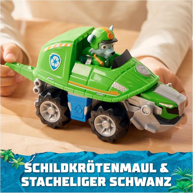 Detalle 2 de PAW Patrol Jungle Pups Fahrzeug mit Rocky