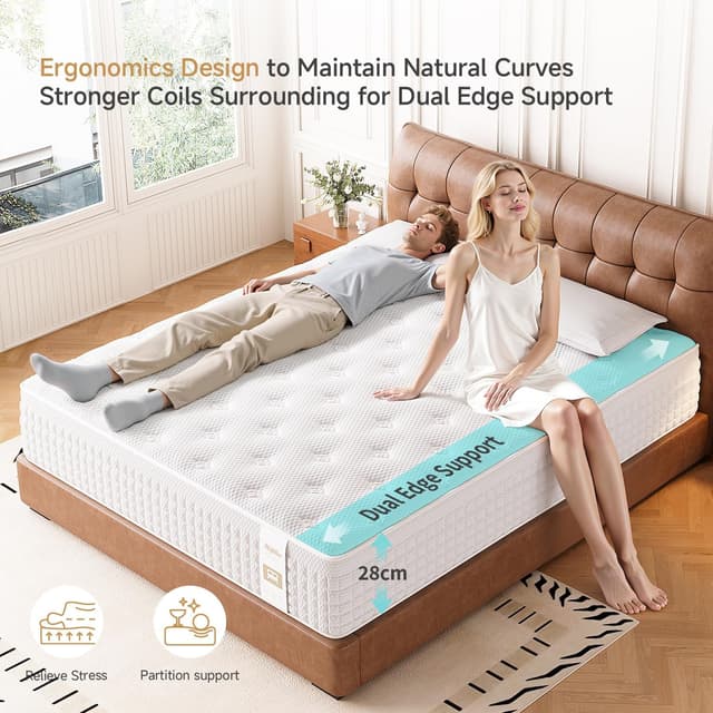 Detalle de Hieptos 3FT orthopaedic single mattress