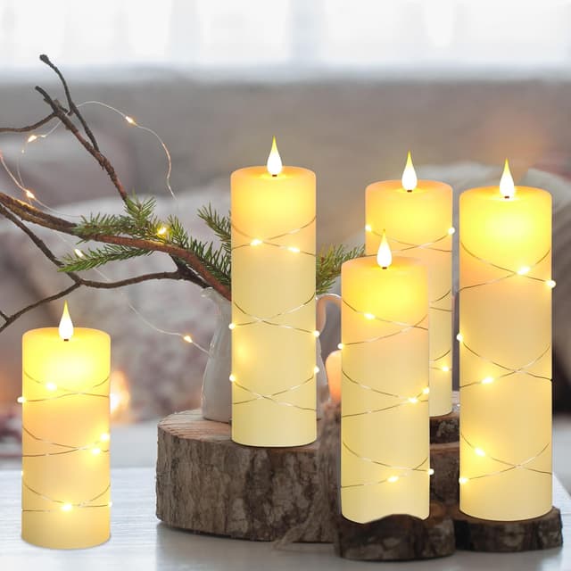 Thumbnail 6 de Da by Velas LED con control remoto y llama danzante 🕯